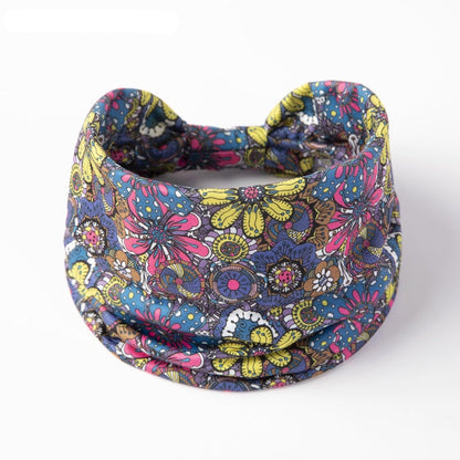 Women's Wide Printed Headband | Boho Floral & Leopard Styles