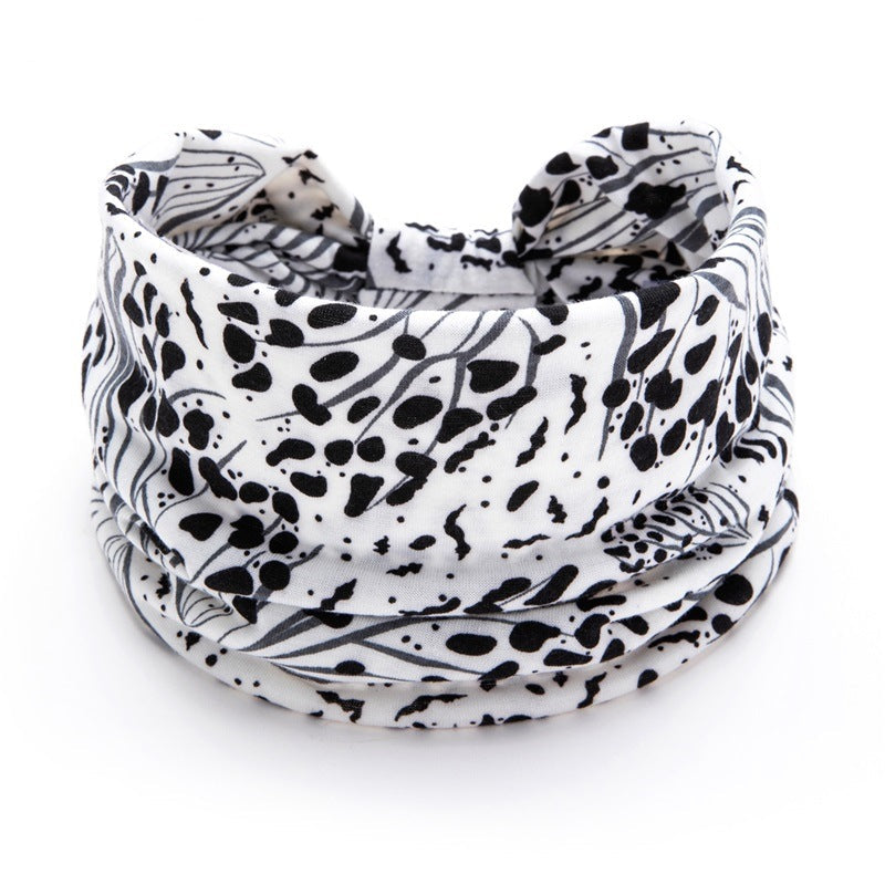 Women's Wide Printed Headband | Boho Floral & Leopard Styles