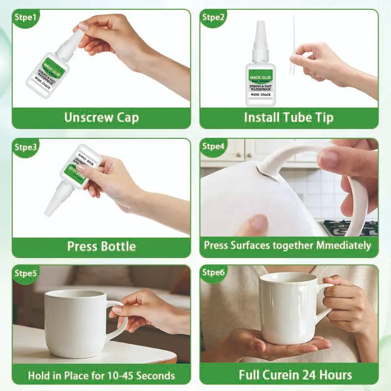 Fix Almost Anything in Seconds — The Ultimate Instant Repair Glue Kit