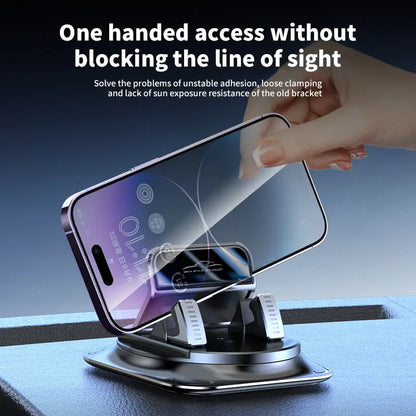 Anti-Slip Car Phone Holder with 360° Rotation