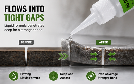 Flows Into Tight Gaps