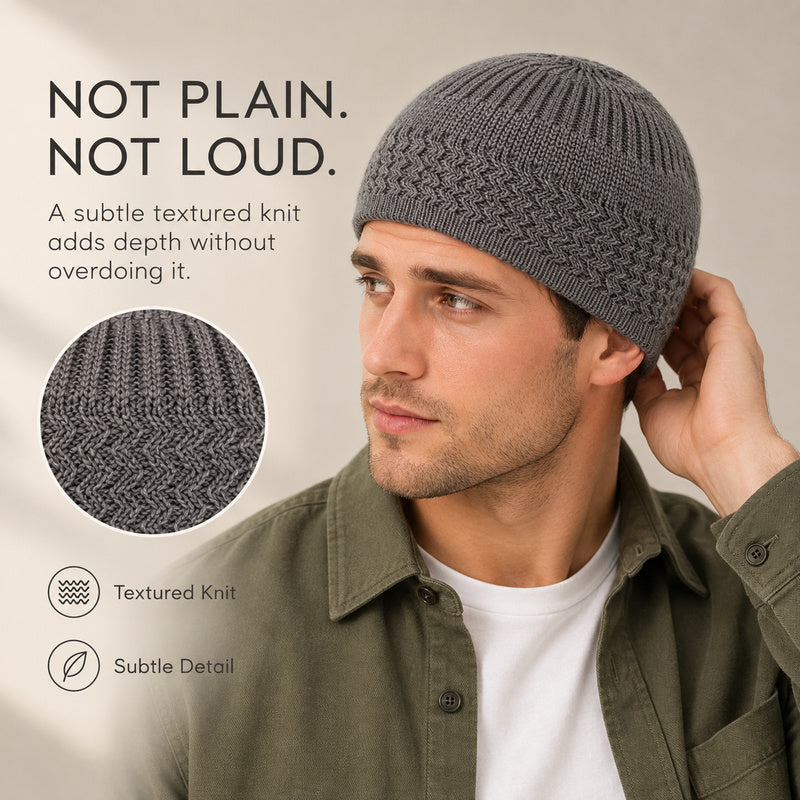 Slim Fit Knit Beanie — Warm Without the Bulk