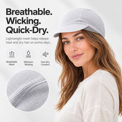 Cycling Under-Helmet Cap — Sweat-Wicking, Breathable Mesh, 6 Colors
