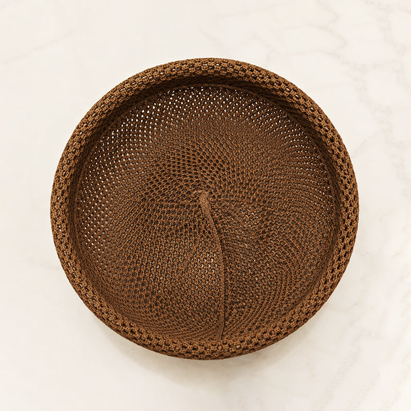 Breathable Mesh Hollow Crochet Brimless Docker Hat