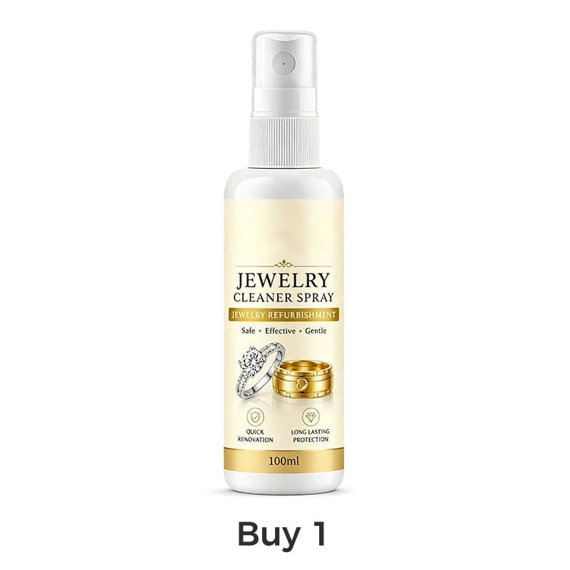Jewelry Cleaner Spray – Gentle Shine Restorer for Gold, Silver, Rings, Necklaces & Everyday Jewelry Care
