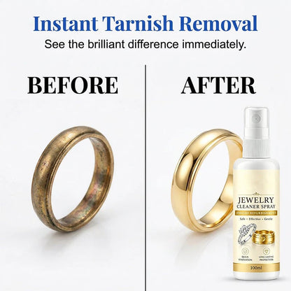 Jewelry Cleaner Spray – Gentle Shine Restorer for Gold, Silver, Rings, Necklaces & Everyday Jewelry Care