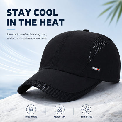 Quick-Dry Mesh Baseball Cap – Breathable Outdoor Sports Hat