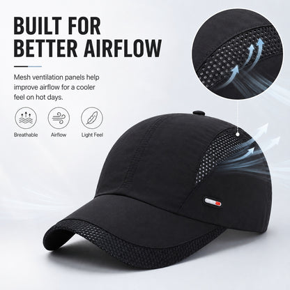 Quick-Dry Mesh Baseball Cap – Breathable Outdoor Sports Hat