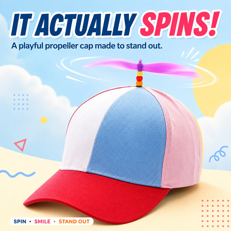 Propeller Baseball Cap – Spin · Smile · Stand Out