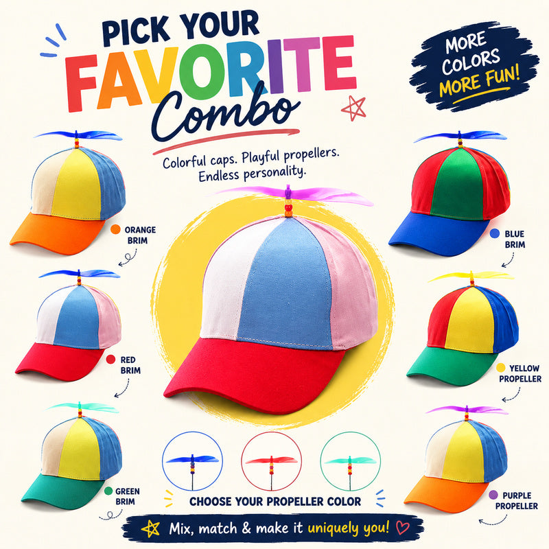 Propeller Baseball Cap – Spin · Smile · Stand Out