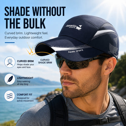 Aquatic Sports Quick-Dry Baseball Cap – Breathable Lightweight Summer Hat