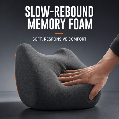 🚗 Memory Foam Car Neck & Lumbar Support Set – Comfort for Every Drive