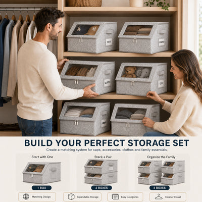 Stackable Hat Storage Box