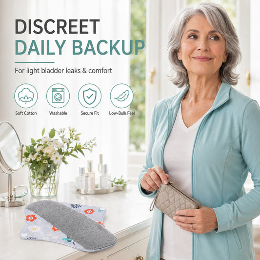 Reusable Graphene Incontinence Pad – Breathable Leak-Proof Absorbent Pad for Women
