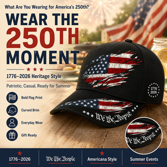 250th Anniversary Baseball Cap – Adjustable Unisex Sun Hat