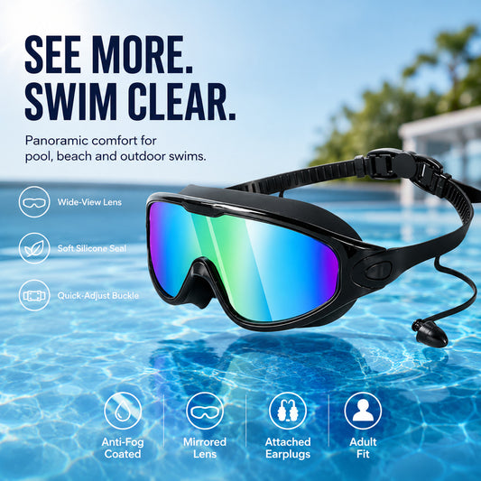 Adult Swim Goggles | Anti-Fog, UV Protection & Leakproof