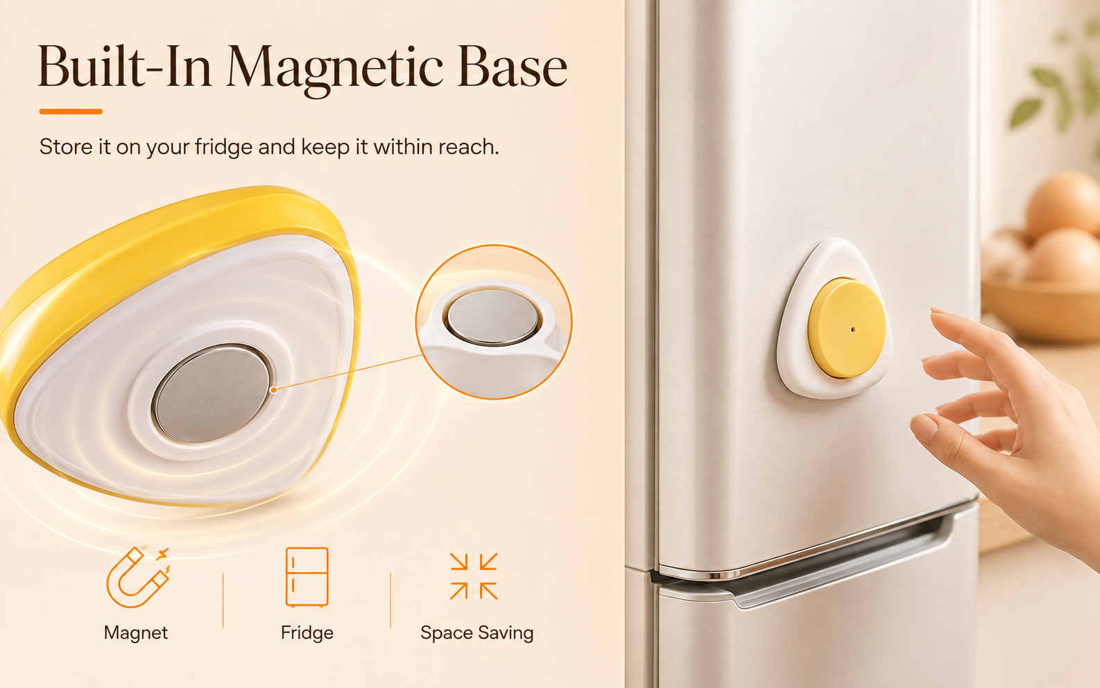 Built-In Magnetic Base
