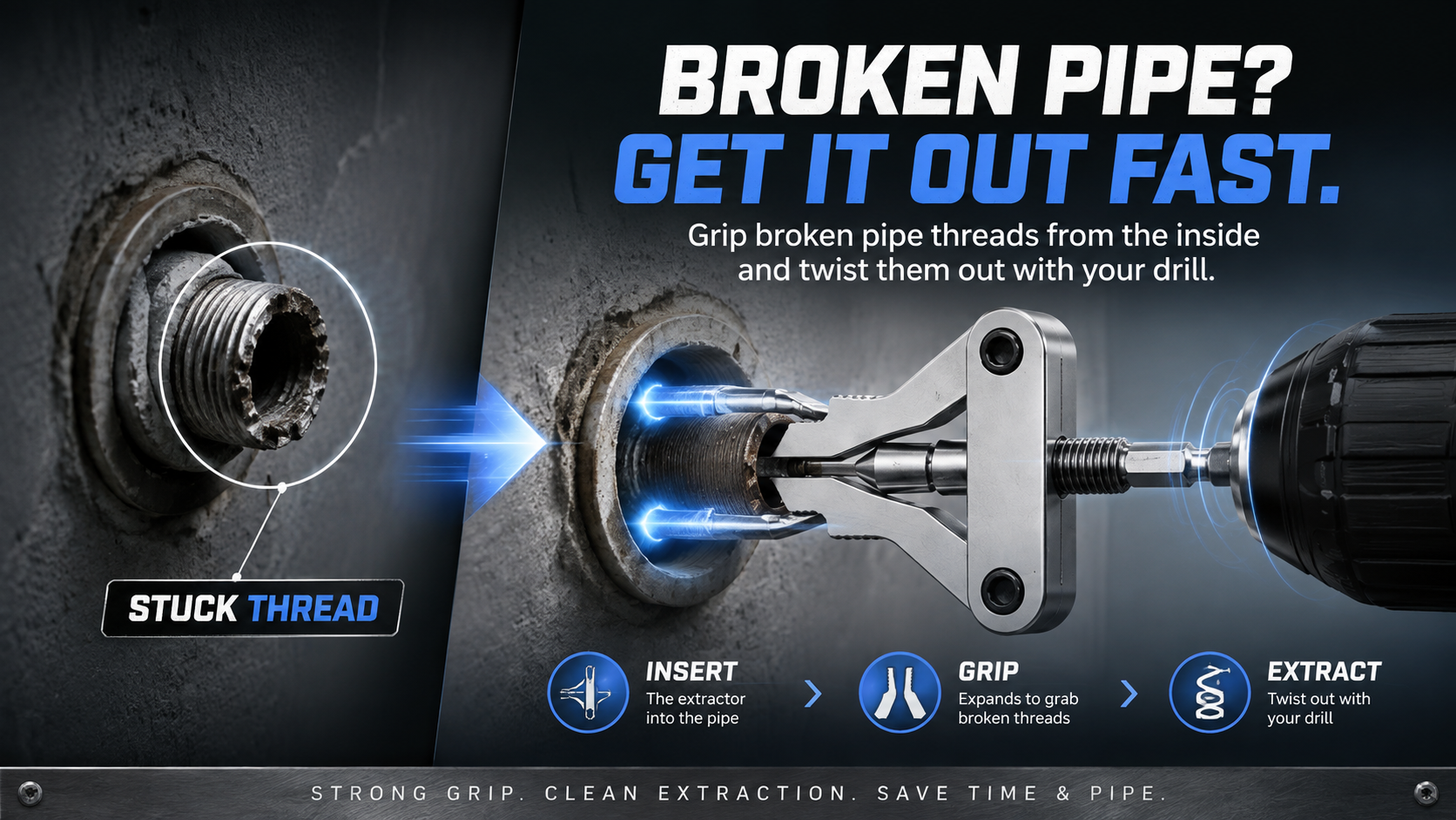 Broken Pipe? No Problem.