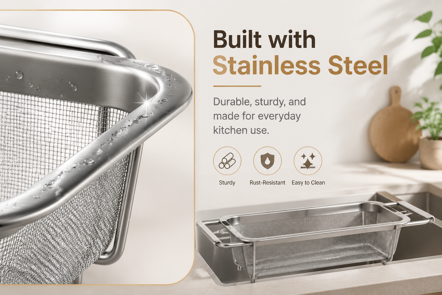 Durable Stainless Steel