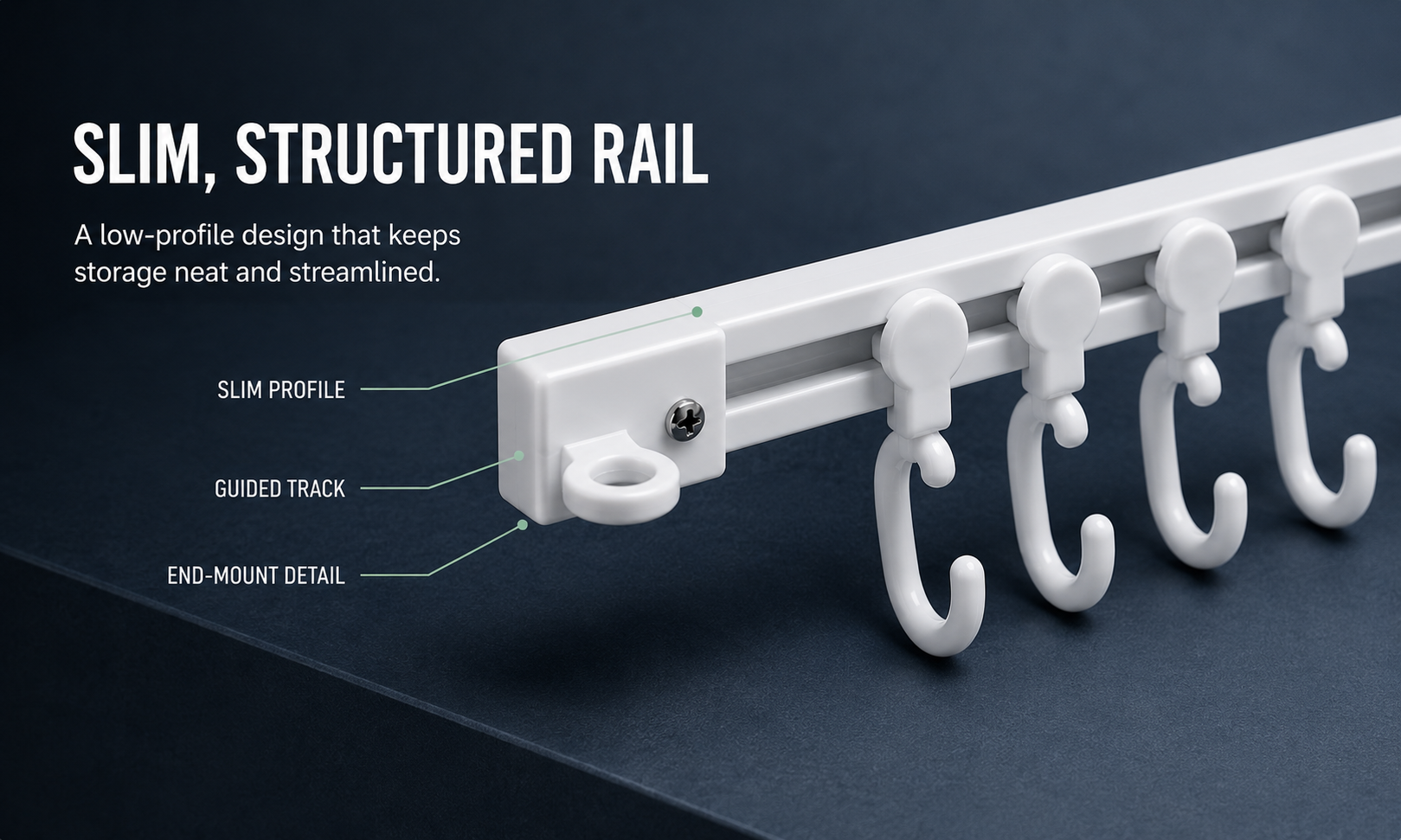 Slim Structured Rail