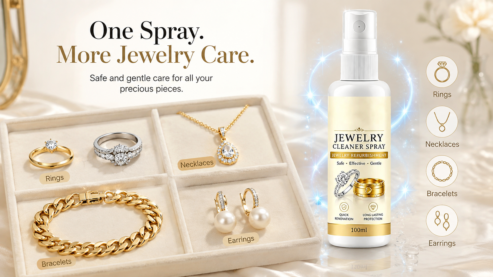 One Spray. More Jewelry Care.