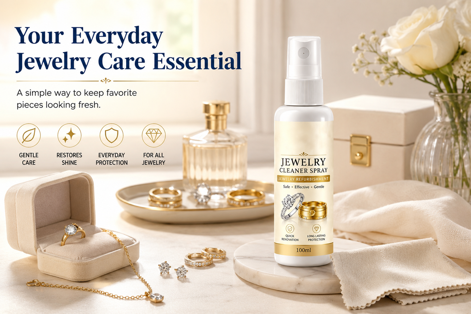 Gentle Care for All Jewelry