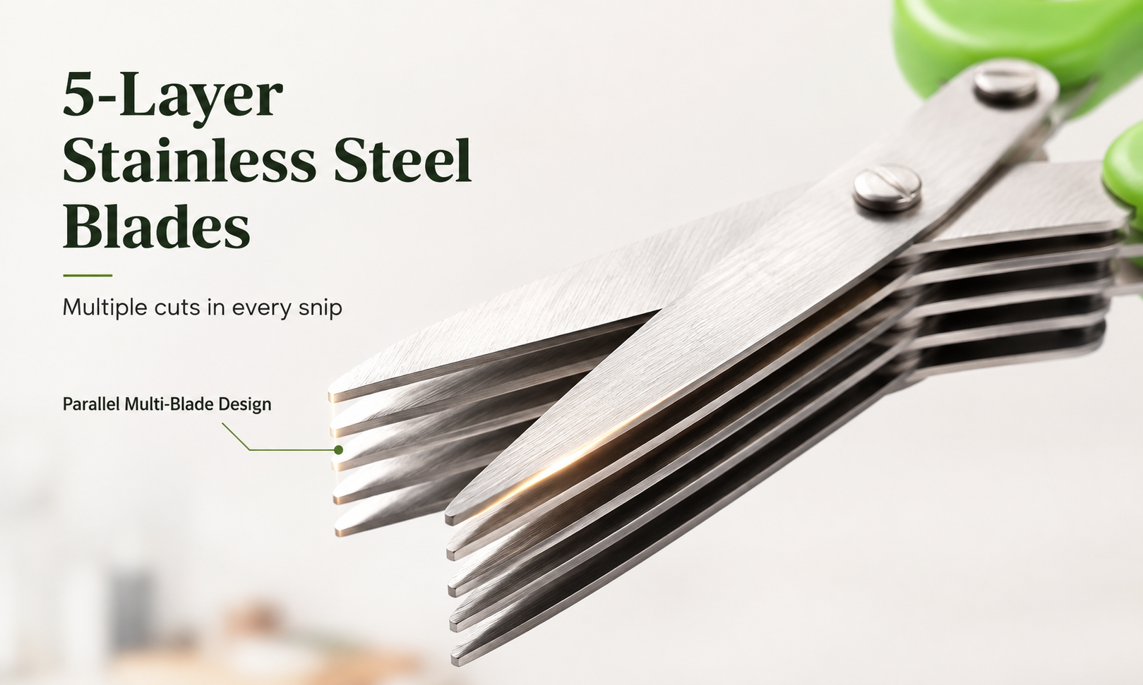 5-Layer Stainless Steel Blades