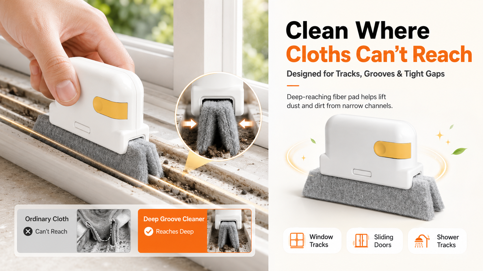 Clean Where Cloths Can't Reach