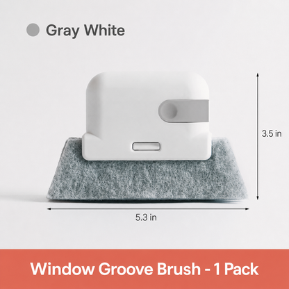 2-in-1 Window Track Cleaner – Built-In Scraper & Washable Deep-Cleaning Pad
