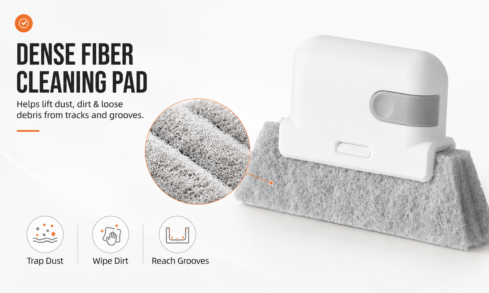 Dense Fiber Cleaning Pad
