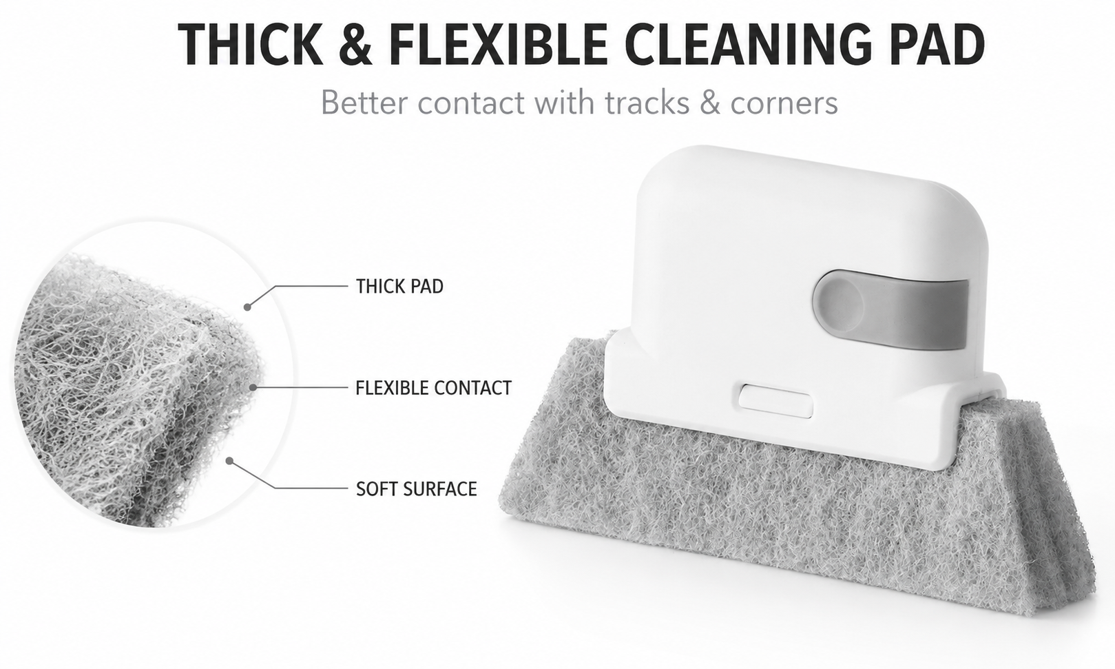 Thick & Flexible Cleaning Pad