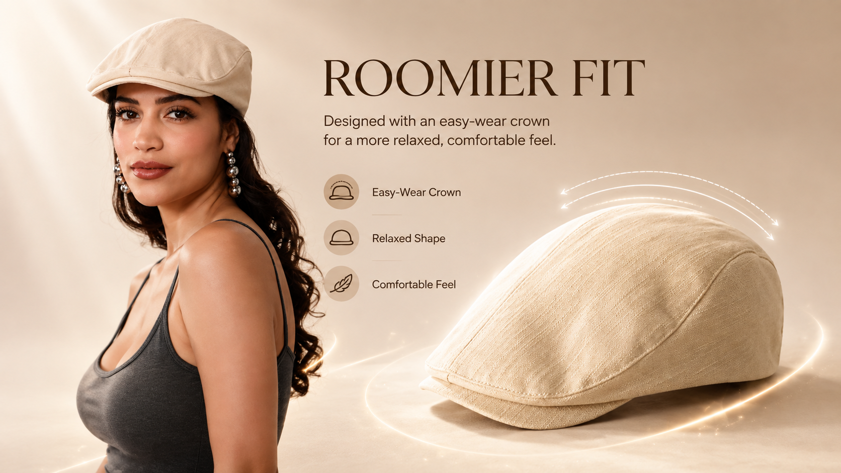 Relaxed Crown. Comfortable All Day.