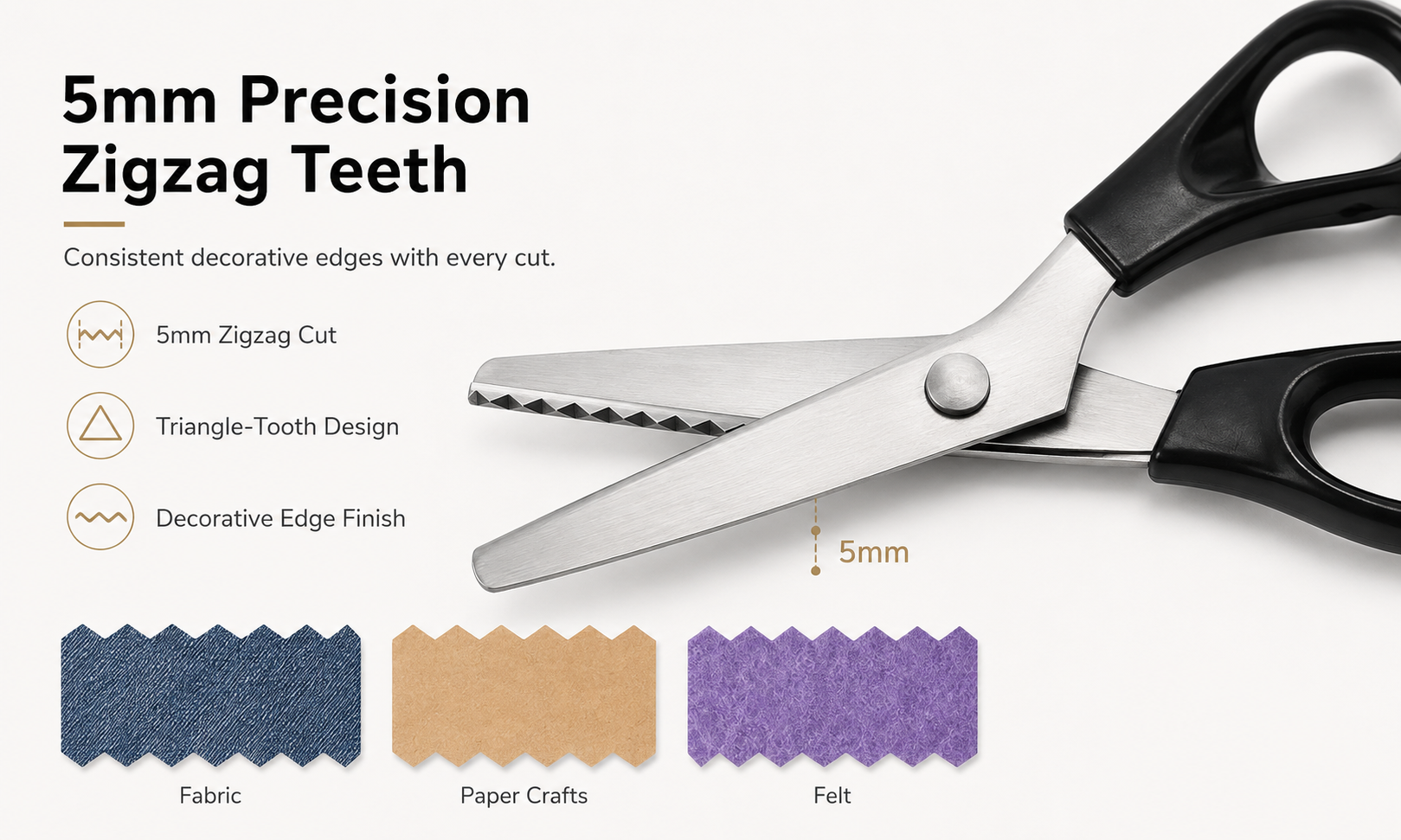 5mm Precision Zigzag Teeth