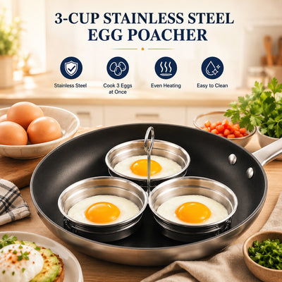 3-Cup Egg Poacher