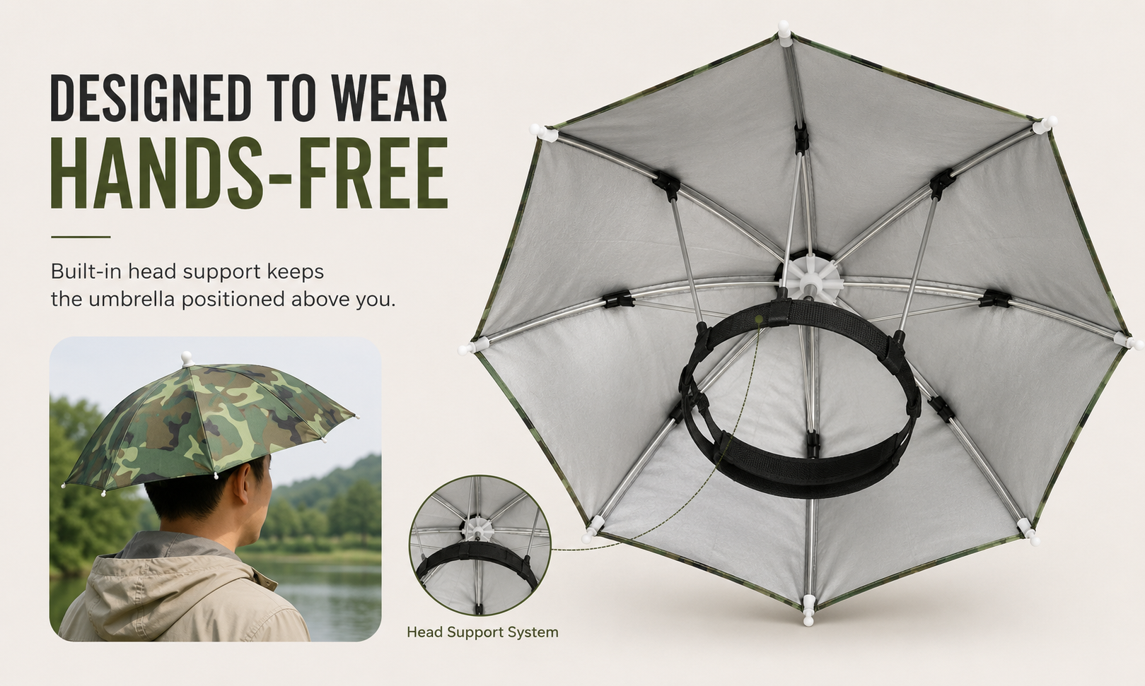 Hands-Free Head Support