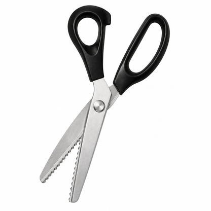 Heavy‑Duty Pinking Shears | Stainless Steel Zig Zag Sewing Scissors for Fabric & Craft Projects