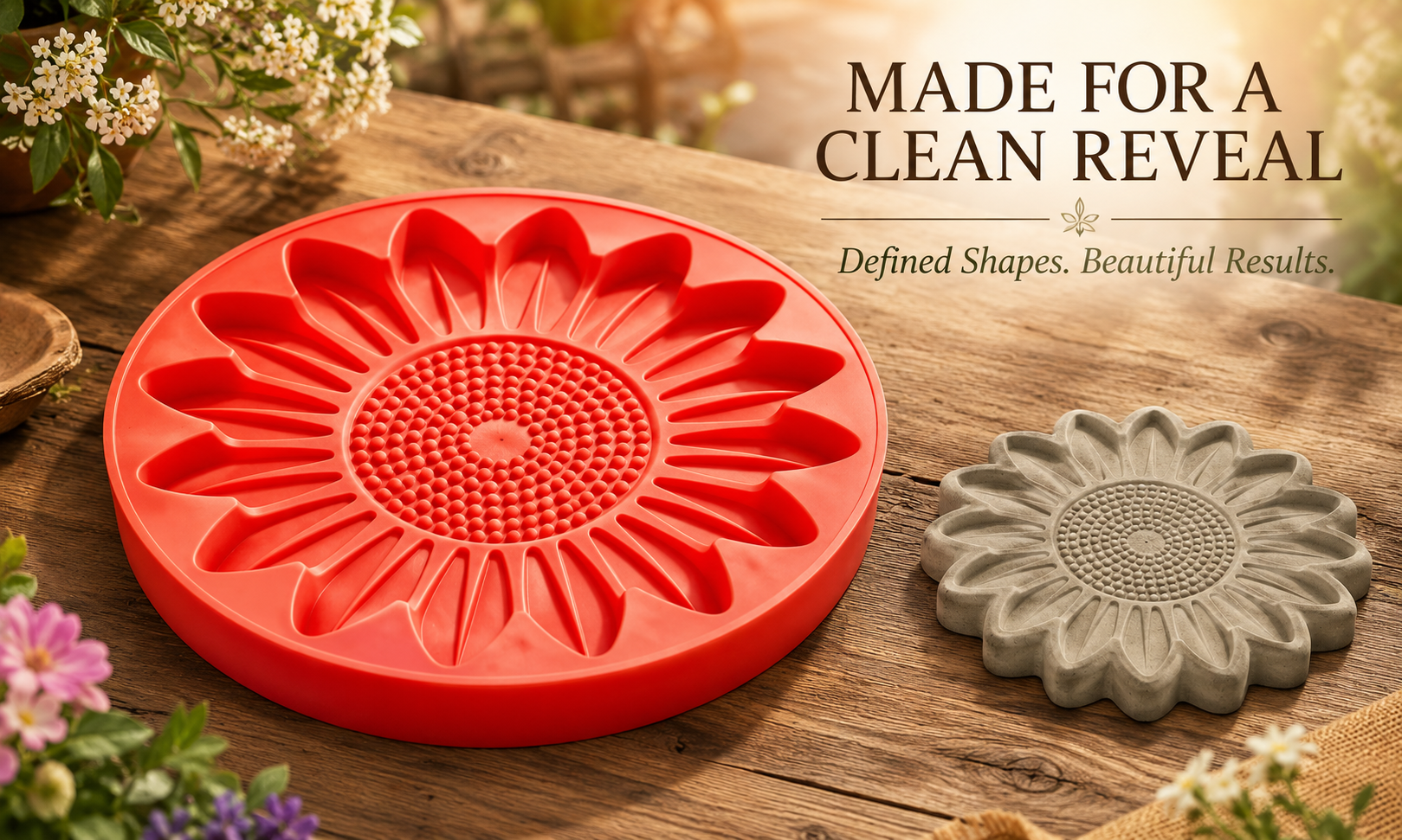 Clean, Defined Shapes