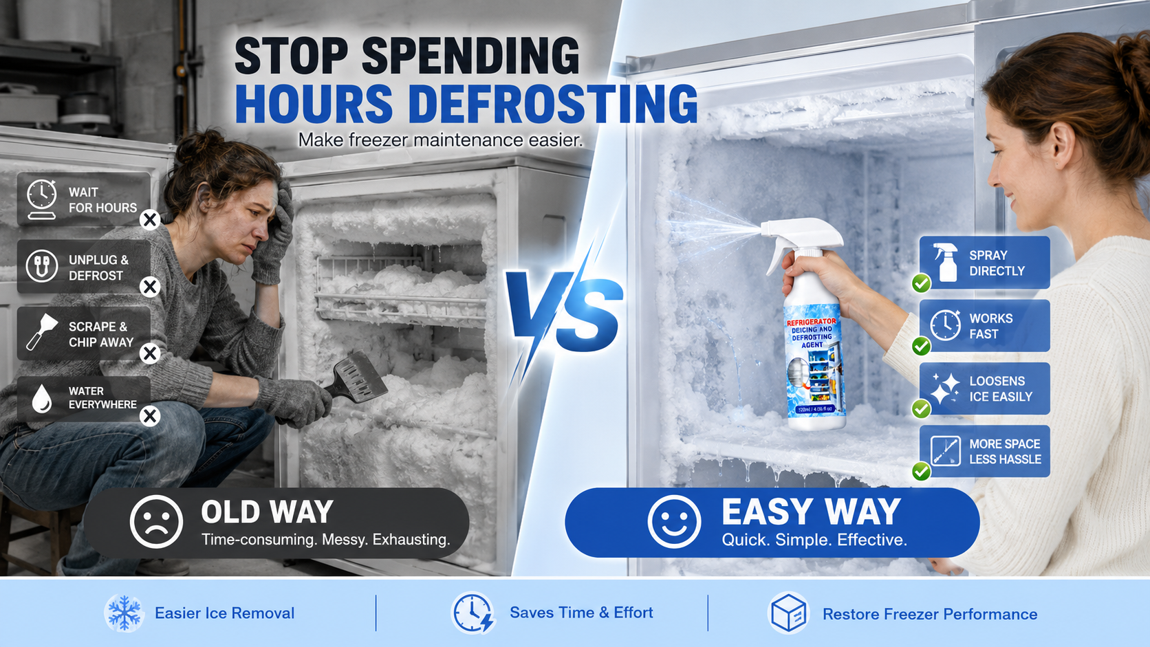 Stop Spending Hours Defrosting.
