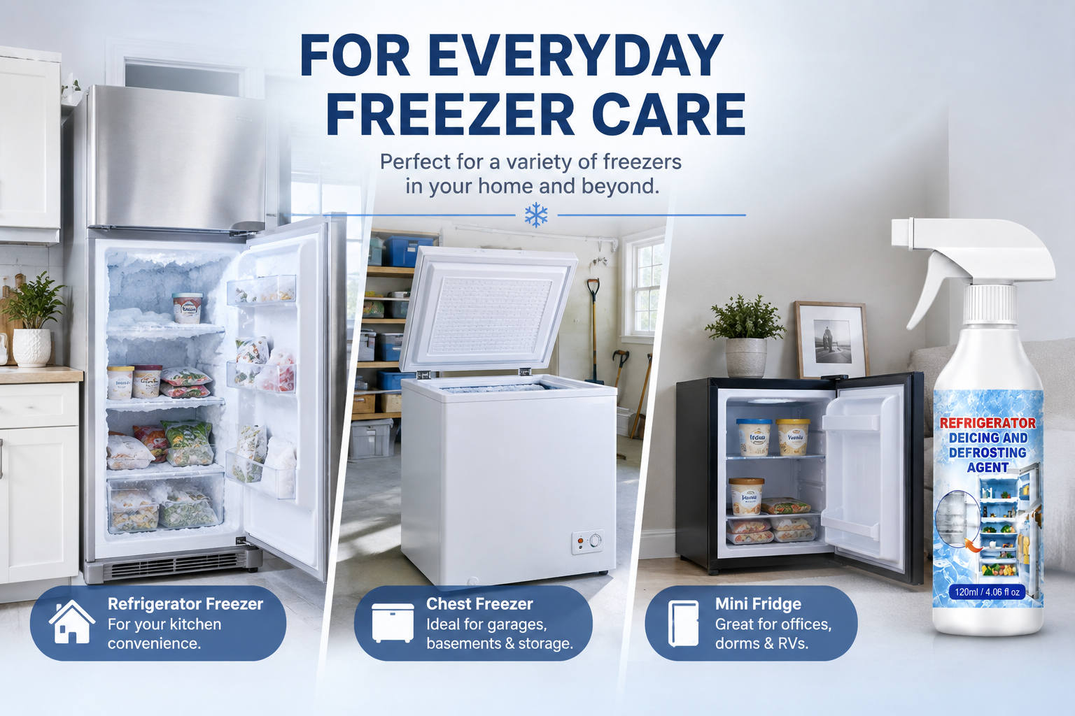 Works on Any Freezer