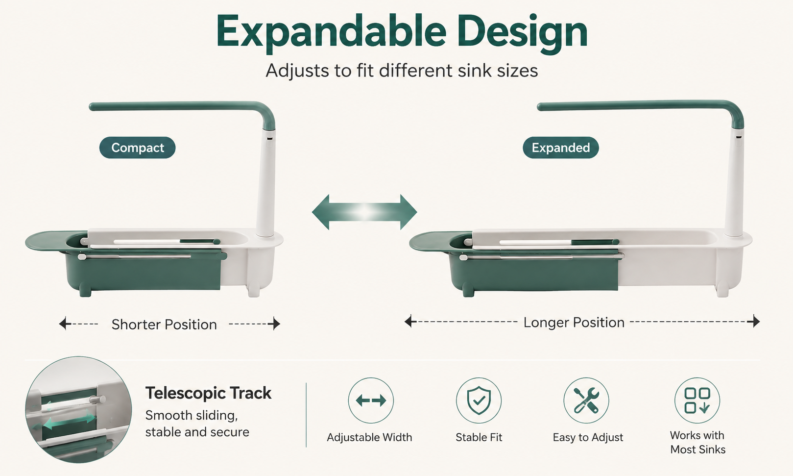 Expandable to Fit Any Sink