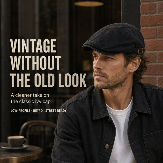 Catalina Island 1983 Vintage Ivy Cap — Low-Profile Flat Cap, 4 Colors