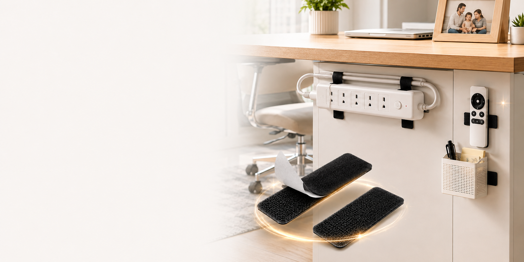 Organize Your Space, No Nails Needed