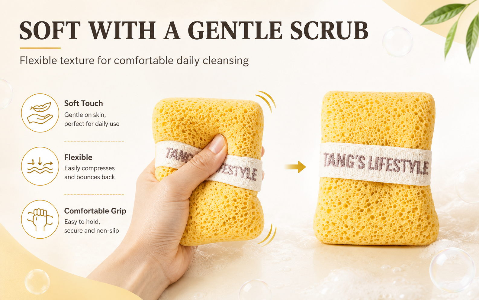 Soft with a Gentle Scrub