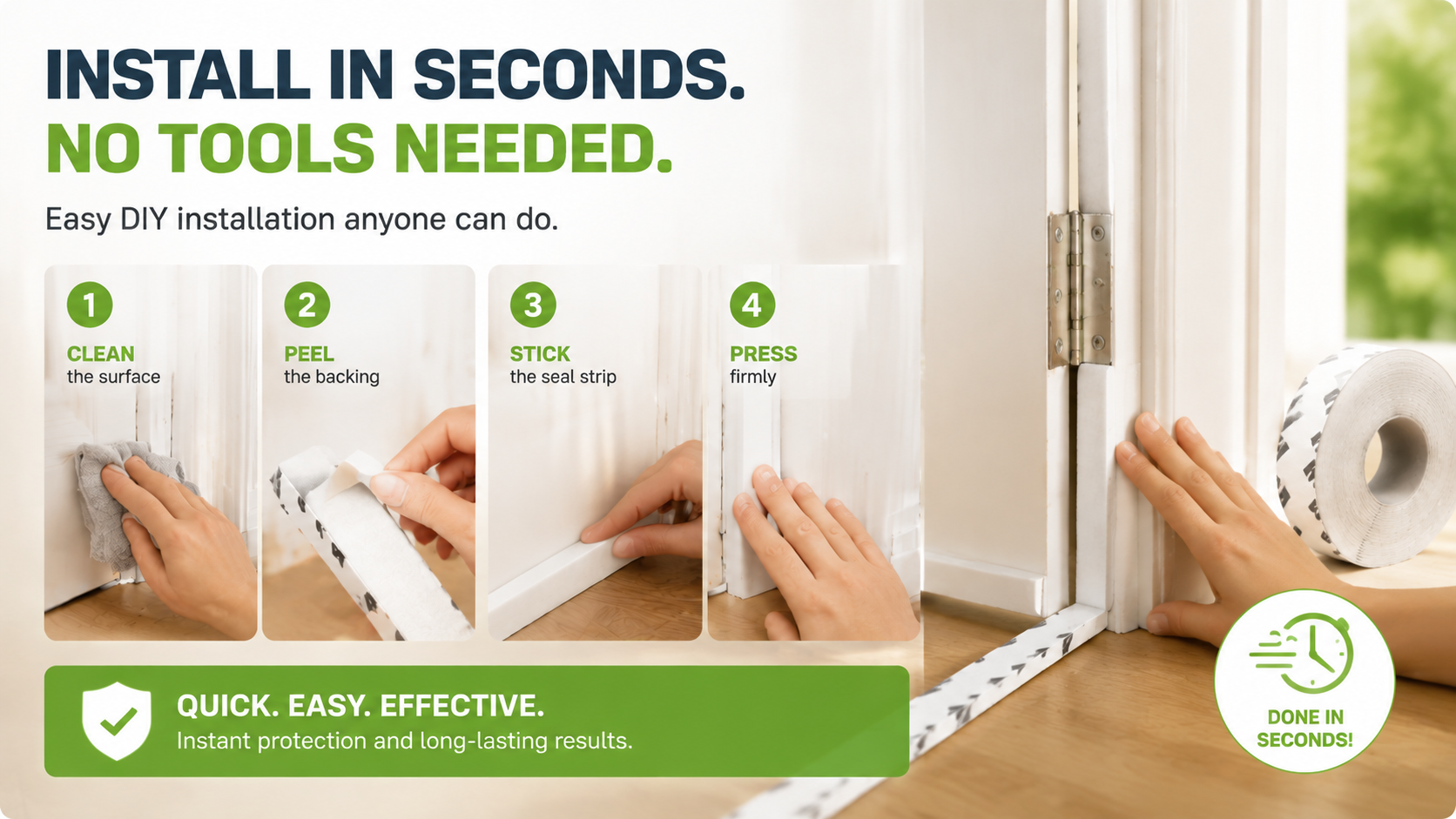 Install in Seconds