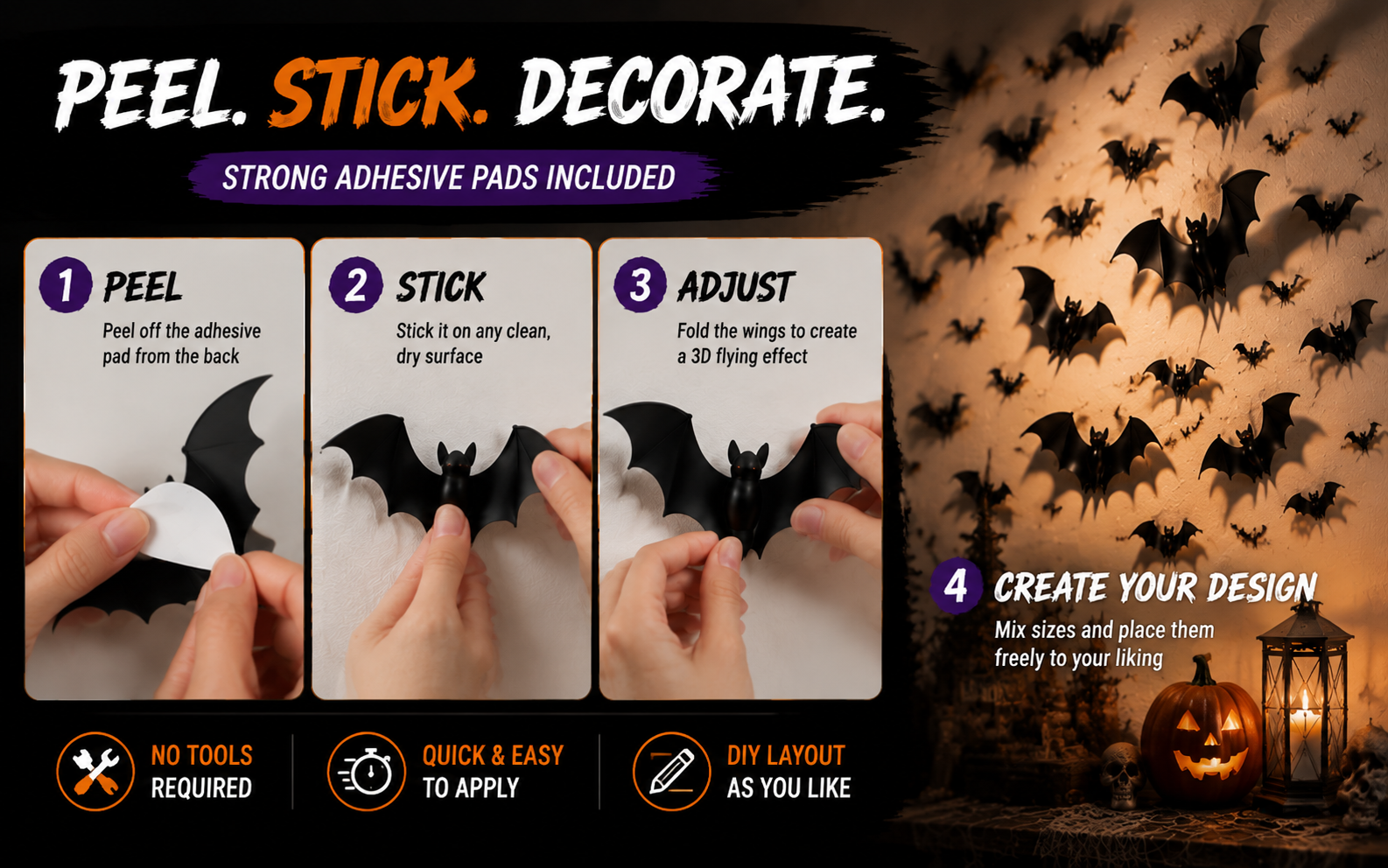 Peel. Stick. Decorate.