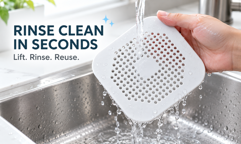 Rinse Clean in Seconds