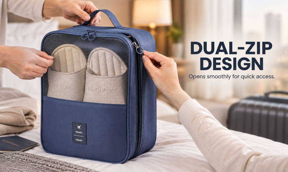 Dual-Zip Opening