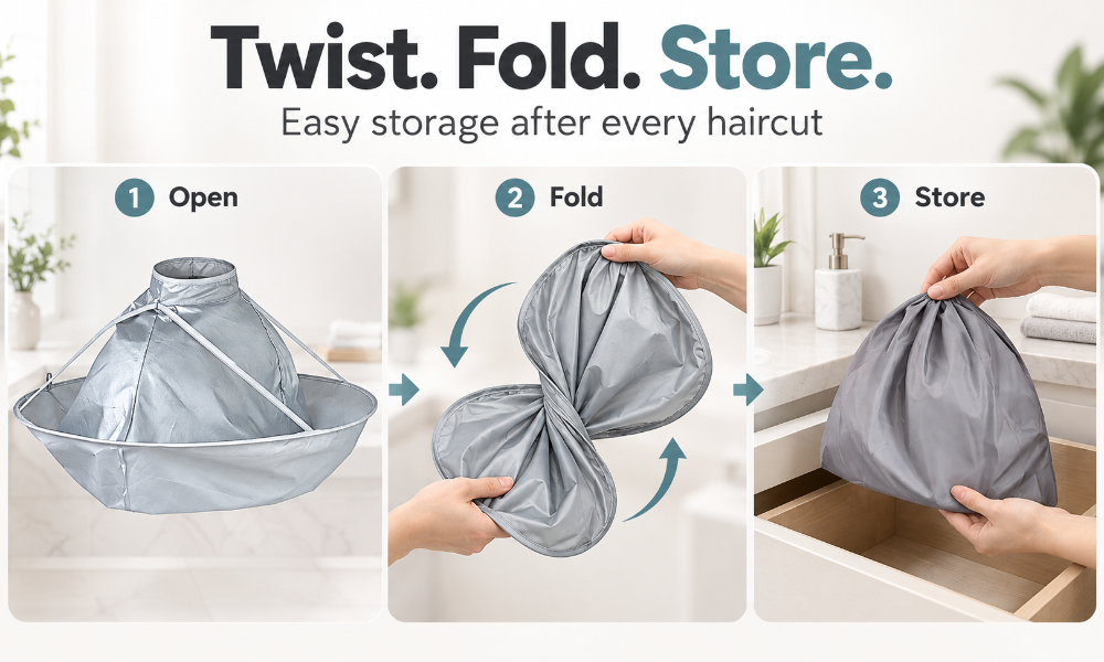 Twist. Fold. Store.
