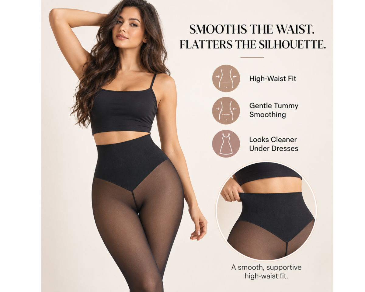 High-waist smoothing fit