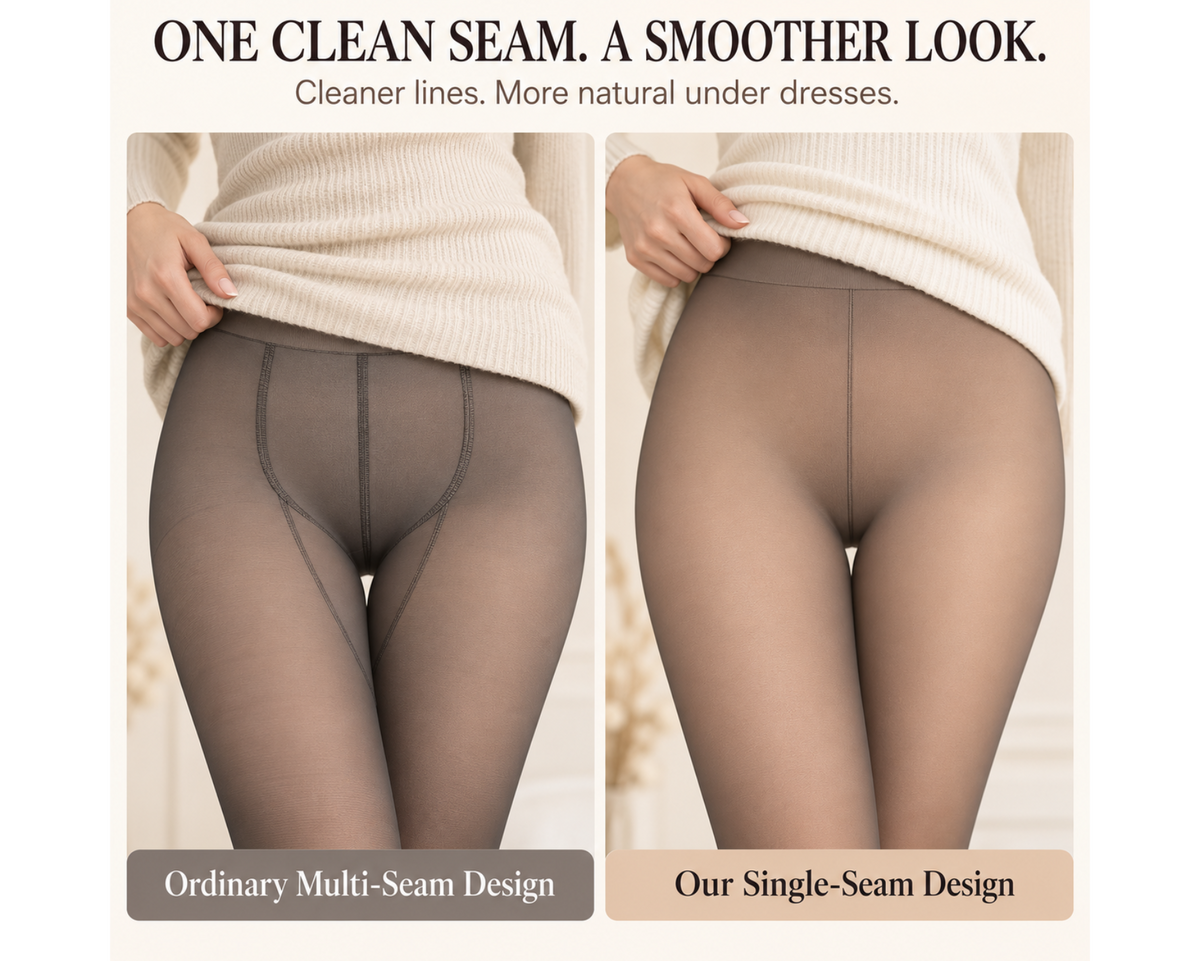 Single-seam tights construction